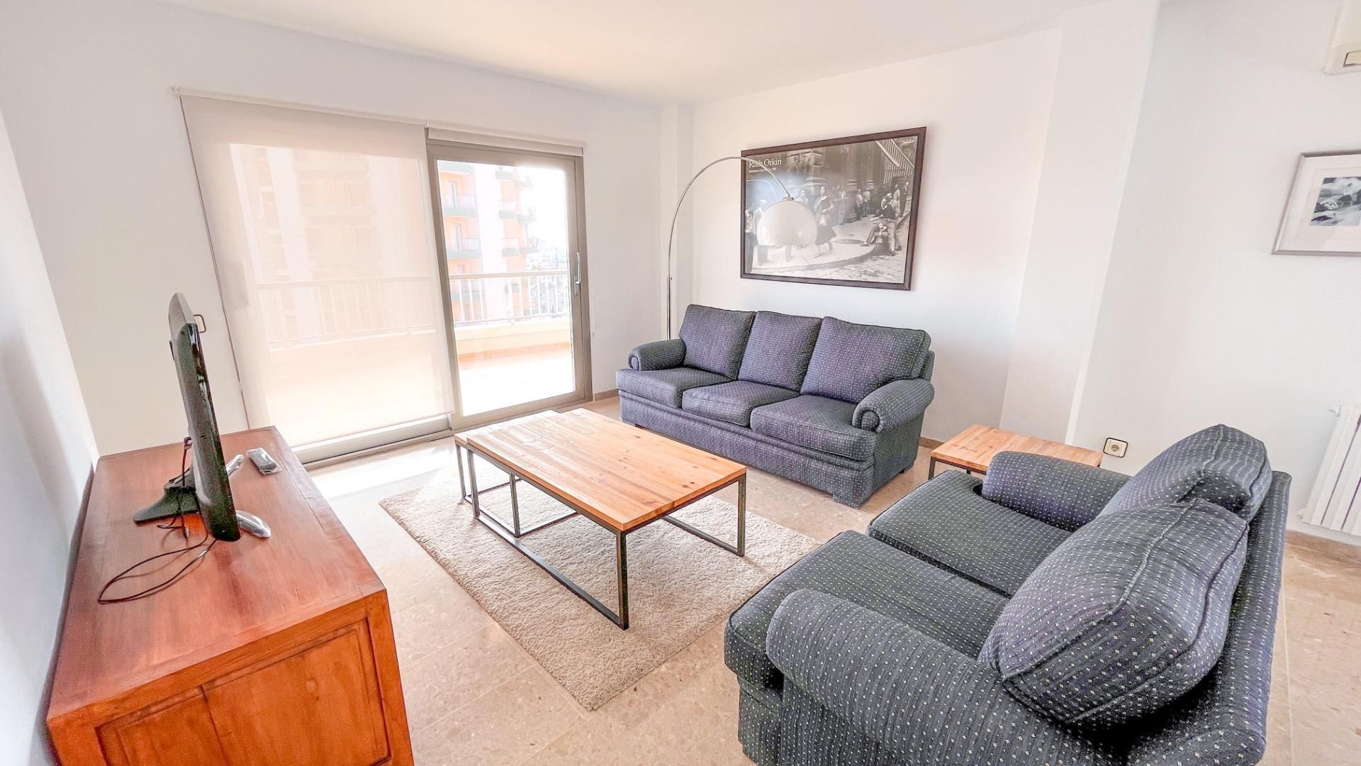 Living room of Flat to rent in  Palma de Mallorca  with Air Conditioner, Heating and Terrace
