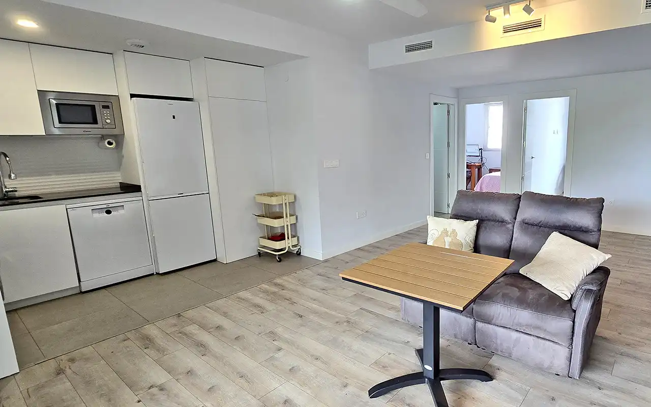 Sala de estar de Piso en venta en Torremolinos con Aire acondicionado, Calefacción y Terraza