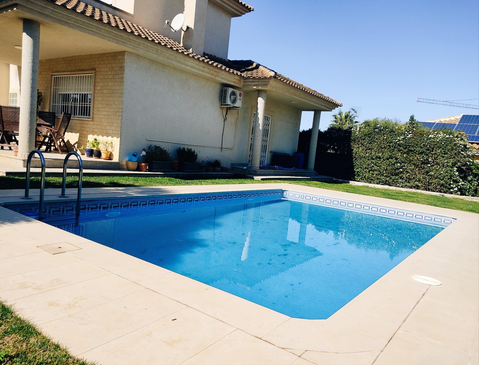 Piscina de Casa o xalet en venda en Molina de Segura amb Aire condicionat, Jardí privat i Terrassa