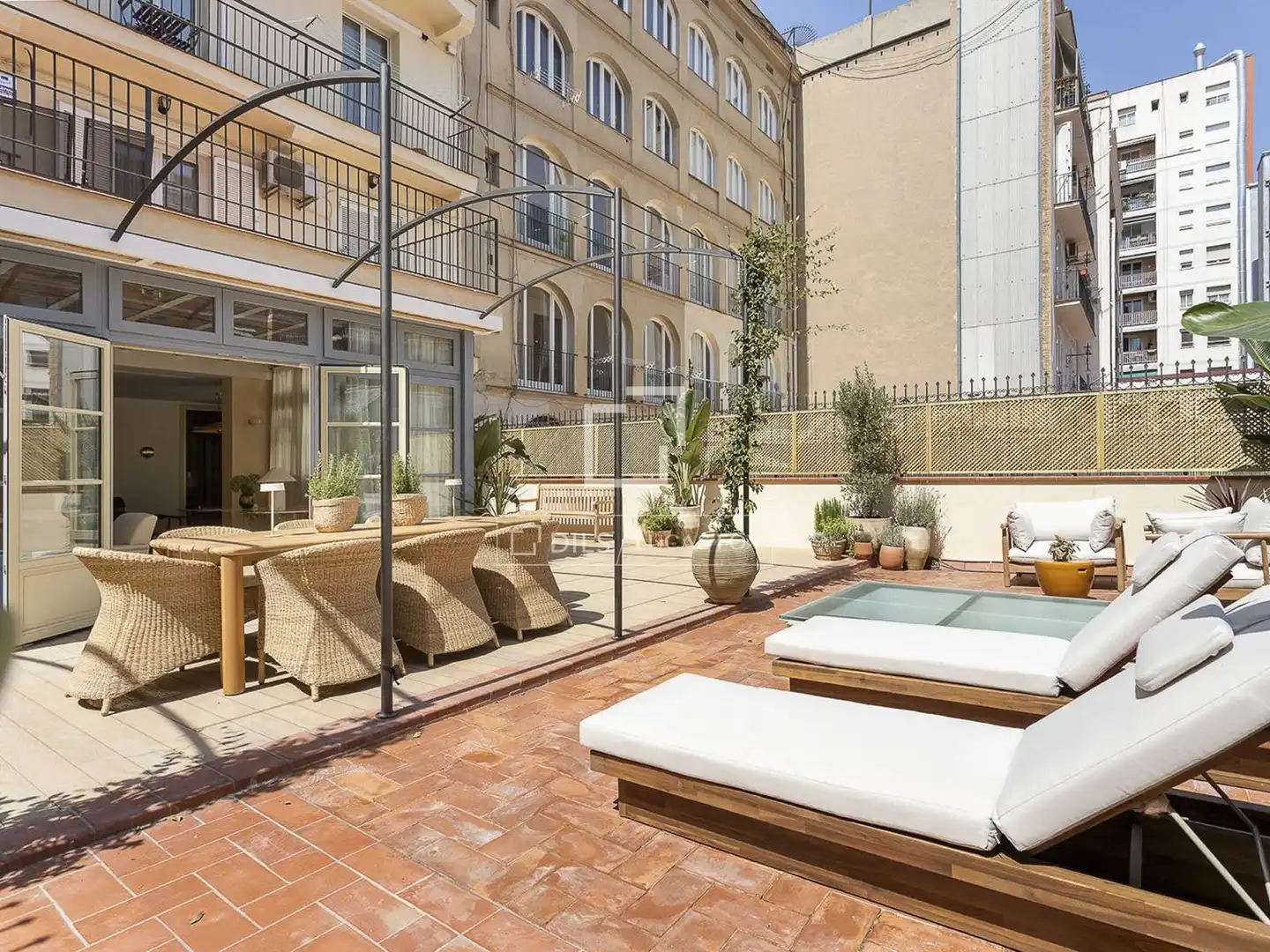 Terrace of Flat for sale in Barcelona  with Air Conditioner, Heating and Parquet flooring