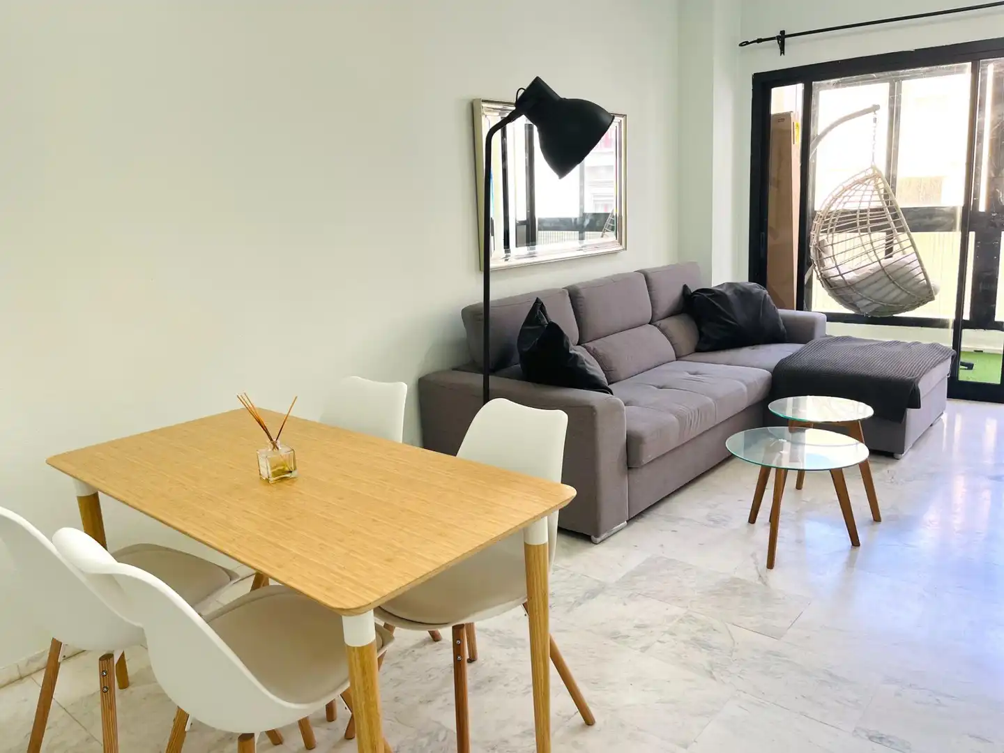 Living room of Flat for rent in Las Palmas de Gran Canaria  with Furnished and Community pool