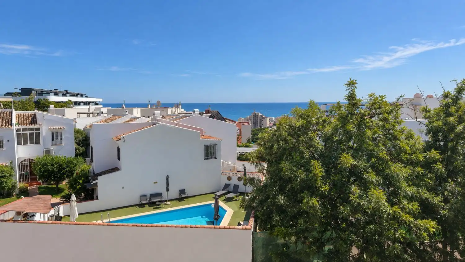 Piscina de Casa o chalet en venta en Montemar 