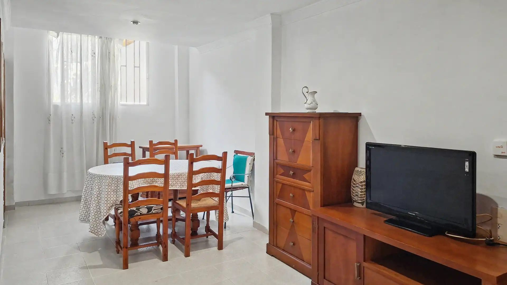 Dining room of Flat for sale in Vilallonga / Villalonga  with Air Conditioner, Heating and Terrace