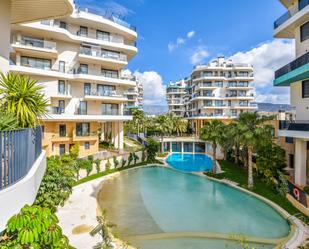 Vista exterior de Dúplex en venda en Villajoyosa / La Vila Joiosa amb Aire condicionat, Calefacció i Jardí privat