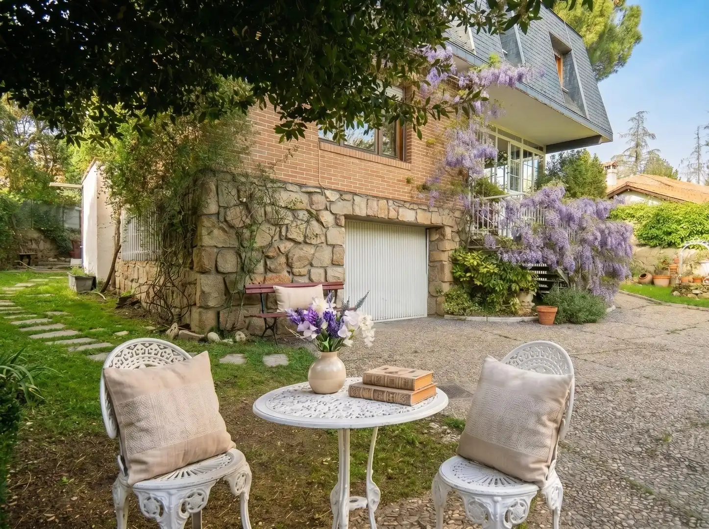 Terraza de Casa o chalet en venta en Torrelodones con Calefacción, Jardín privado y Terraza