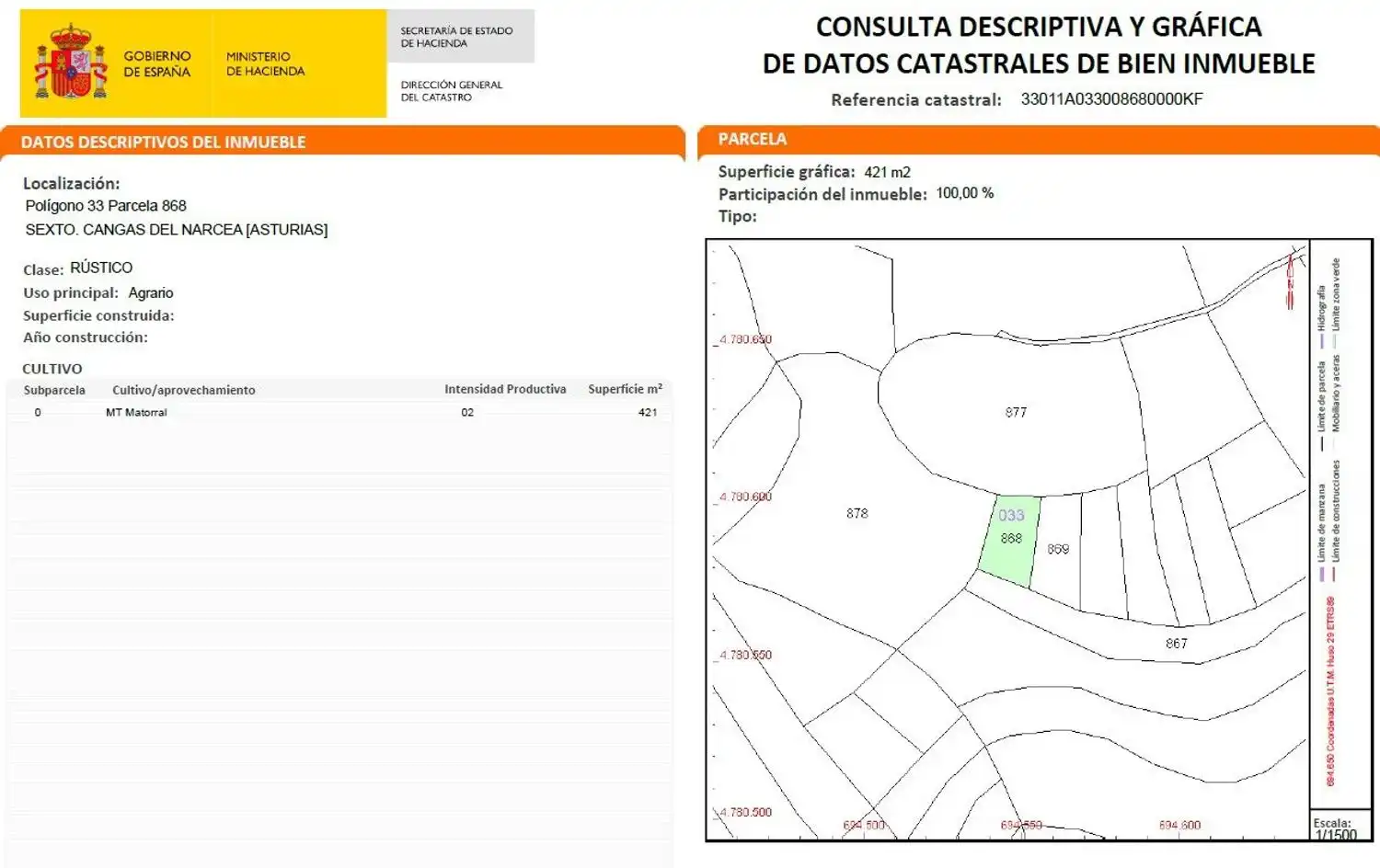 Residencial en venda en Cangas del Narcea