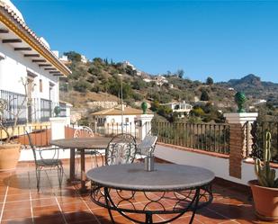 Terrace of House or chalet for sale in Comares  with Air Conditioner, Terrace and Swimming Pool