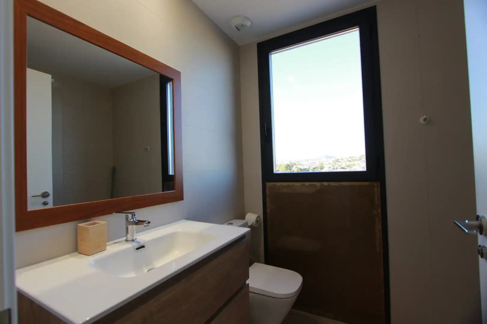 Baño de Apartamento en venta en Calpe / Calp con Aire acondicionado, Jardín privado y Terraza