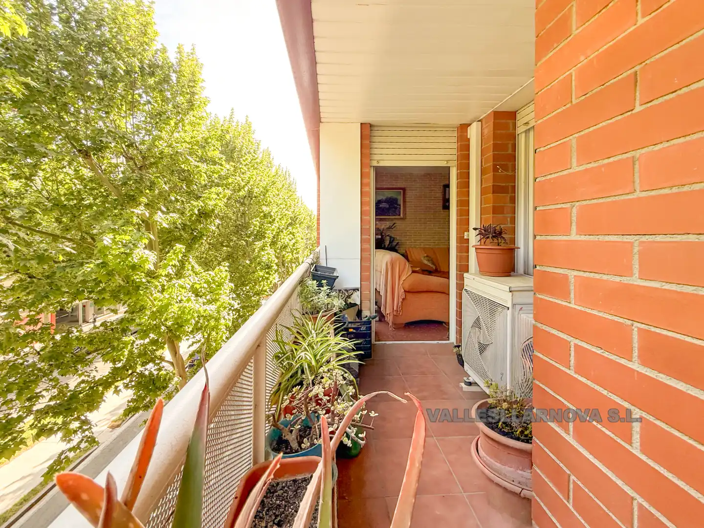 Balcony of Flat for sale in Mollet del Vallès  with Air Conditioner and Heating