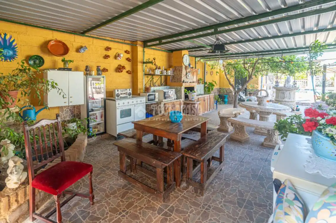 Terraza de Finca rústica en venta en Linares con Aire acondicionado, Jardín privado y Terraza