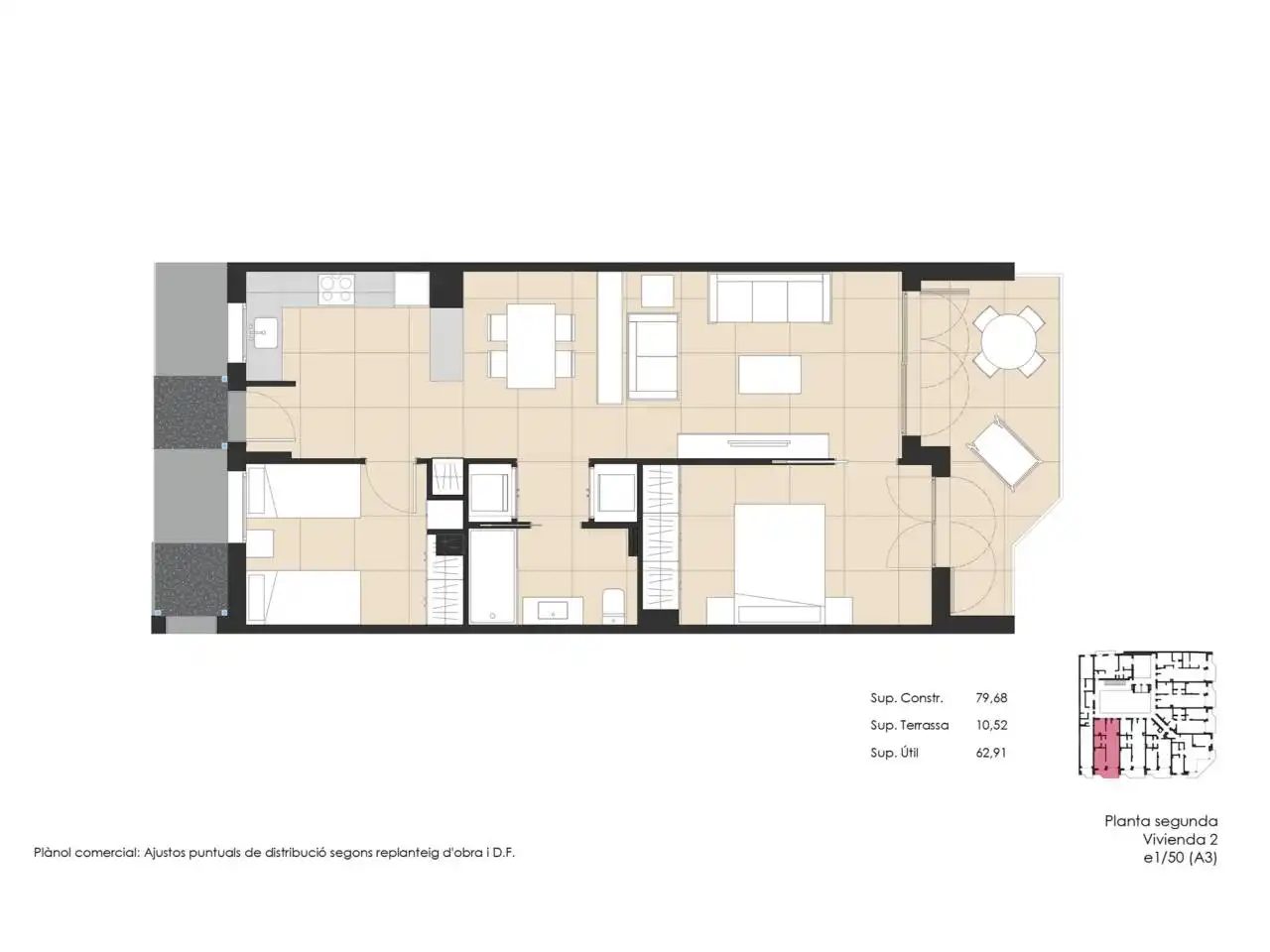 Wohnung mit Aufzug zum Verkauf in Calle President Macià 116, imagen 45
