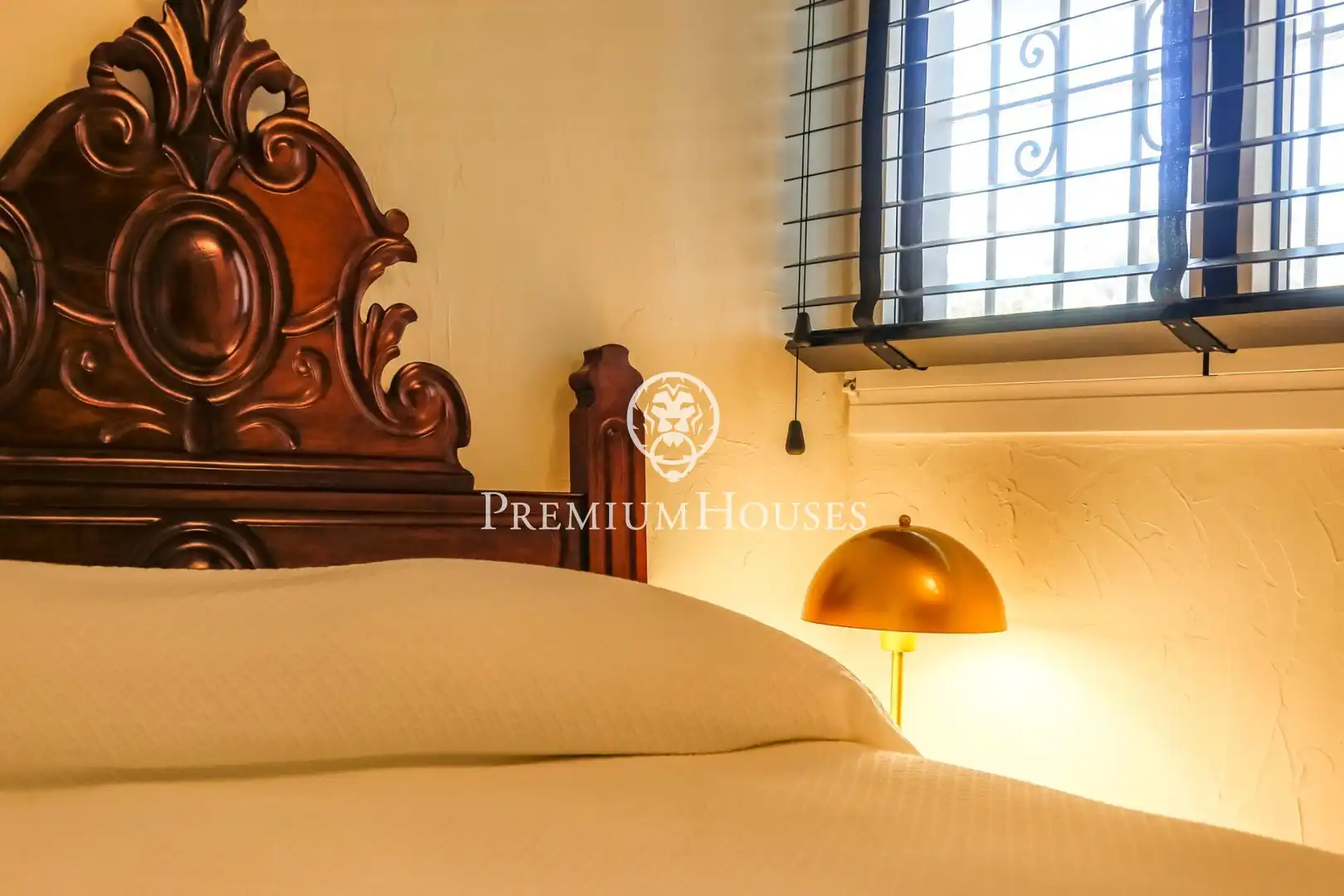 Schlafzimmer von Erdgeschoss zur Miete in Sitges mit Klimaanlage, Heizung und Terrasse