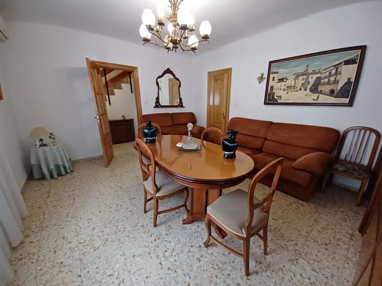 Dining room of Detached homes for sale in Quintanar del Rey  with Air Conditioner, Terrace and Storage room