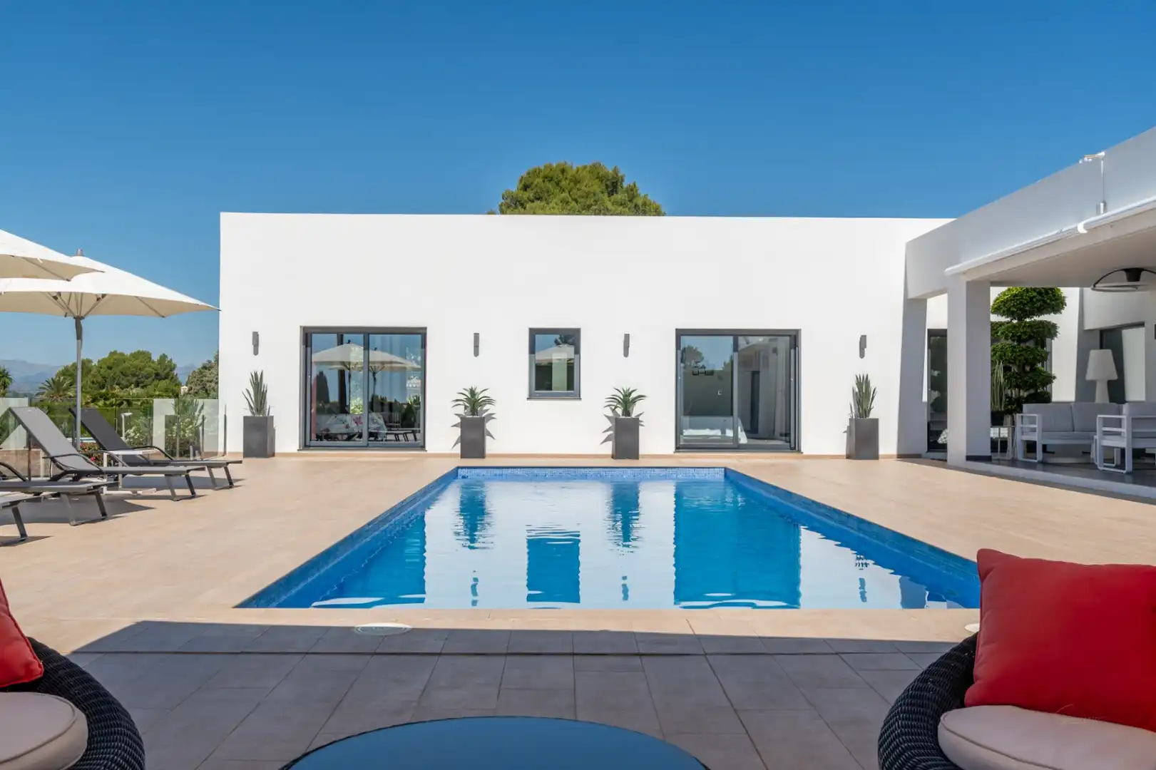 Piscina de Casa o xalet en venda en Jávea / Xàbia amb Aire condicionat, Calefacció i Jardí privat