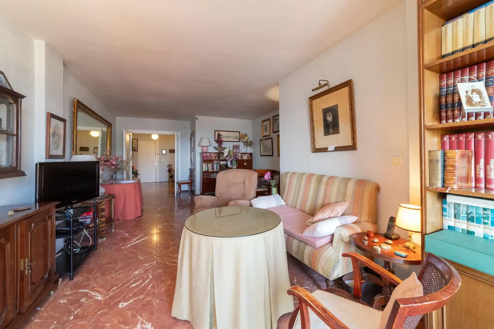 Sala de estar de Piso en venta en Málaga con Balcón
