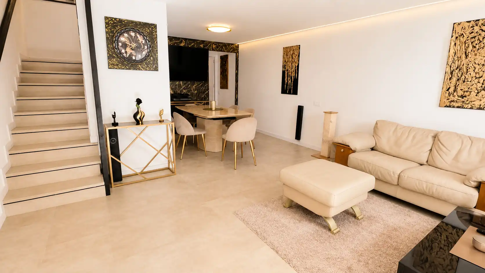 Sala d'estar de Casa adosada en venda en Cambrils amb Aire condicionat, Calefacció i Terrassa
