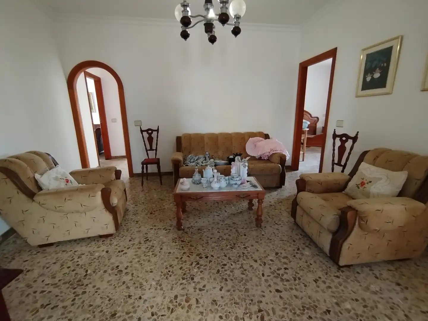 Sala de estar de Casa o chalet en venta en Gáldar con Jardín privado, Terraza y Amueblado