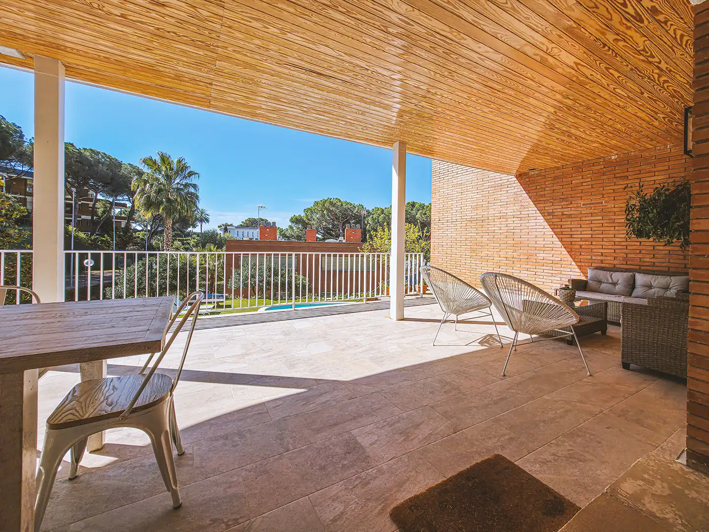 Terrace of Houses for sale in Sant Pol de Mar  with Air Conditioner, Heating and Private garden