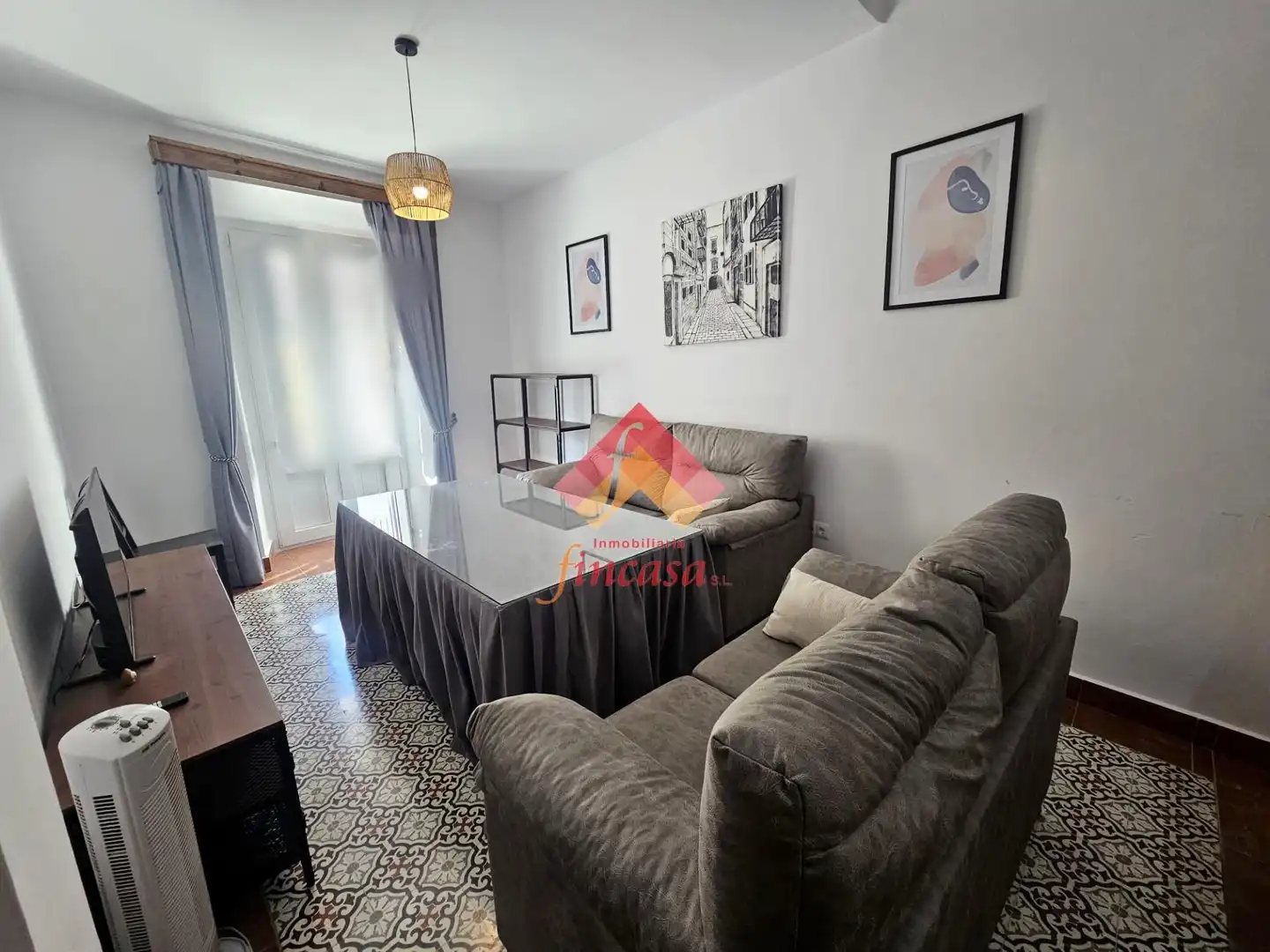 Wohnzimmer von Wohnung zur Miete in Ronda mit Terrasse und Möbliert