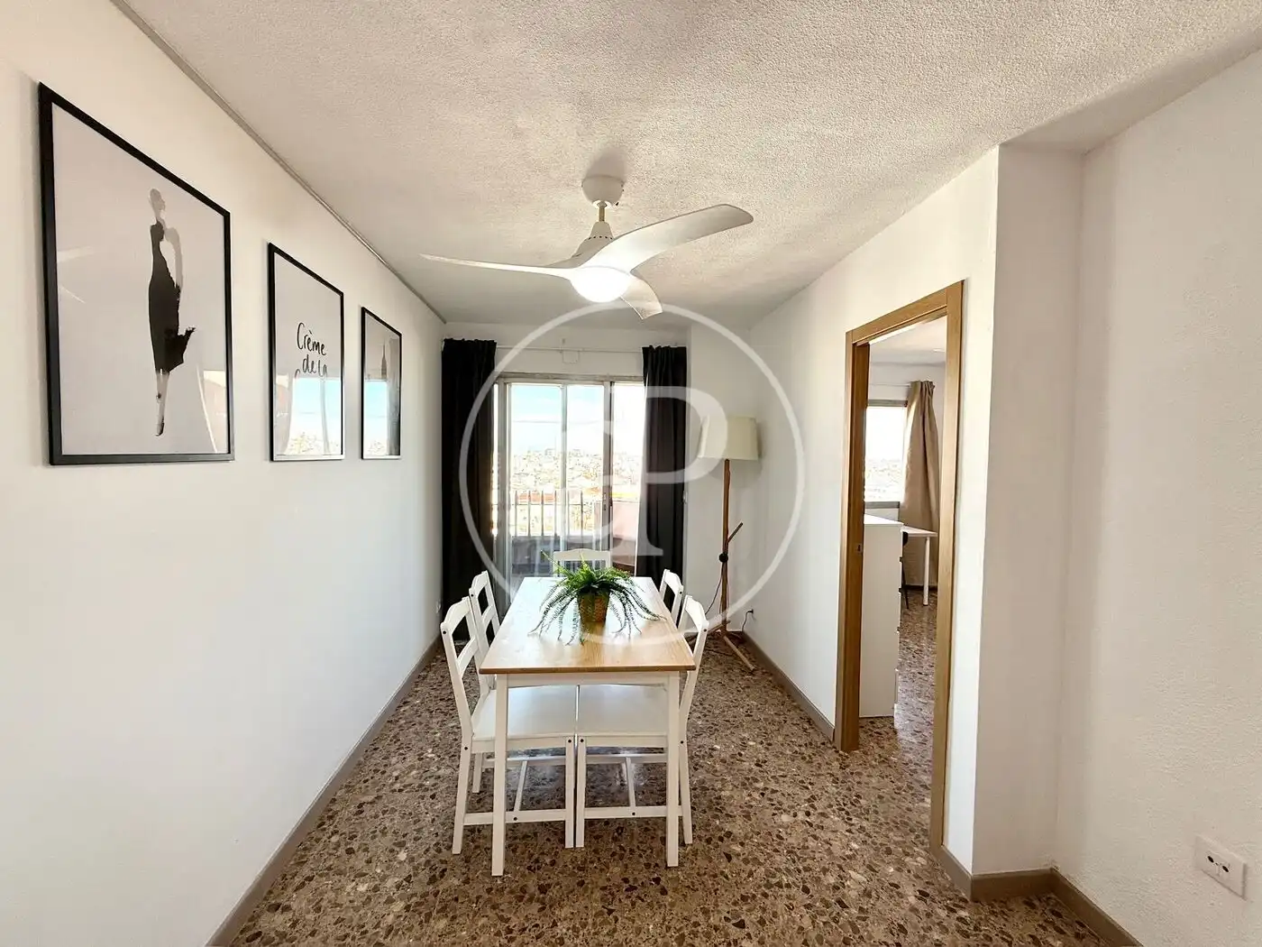 Dining room of Flat for sale in Valencia  with Air Conditioner, Heating and Balcony