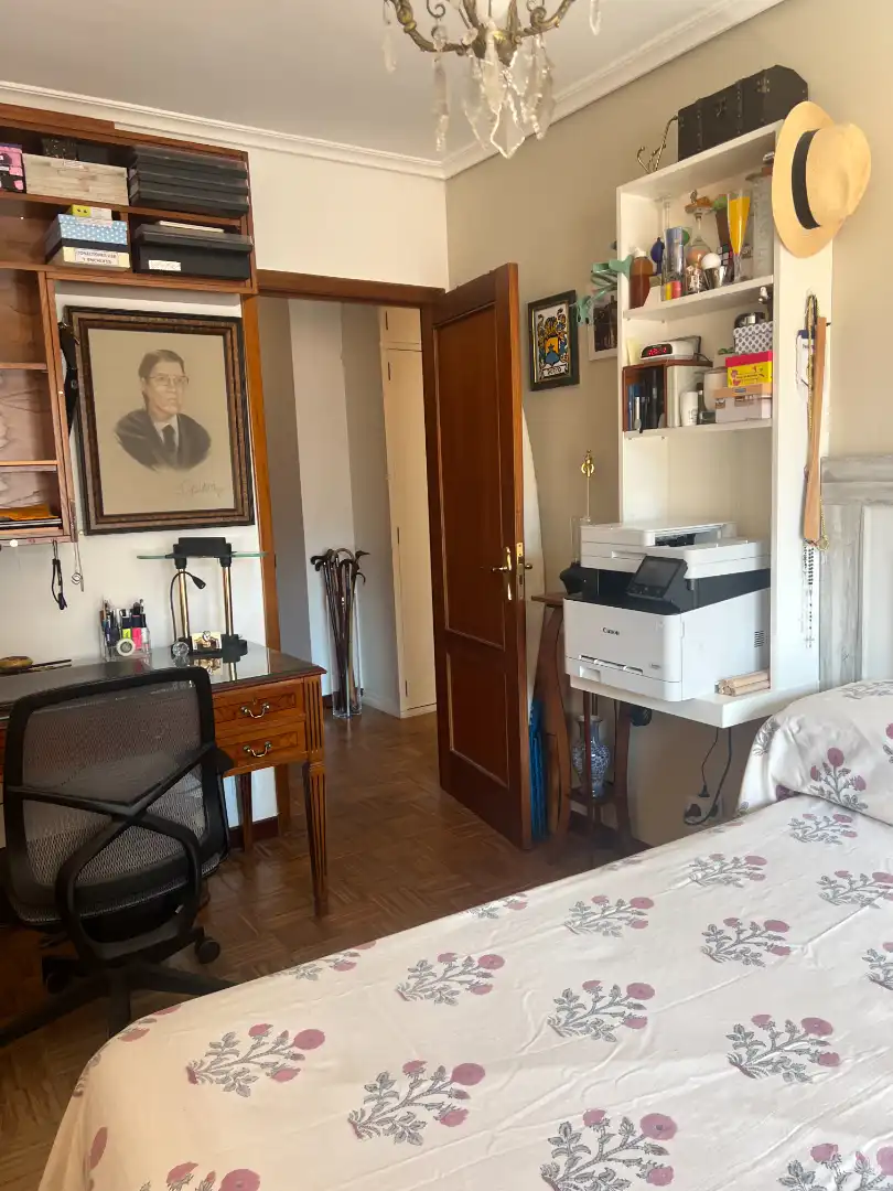 Bedroom of Apartments for sale in Baiona  with Heating, Furnished and Washing machine