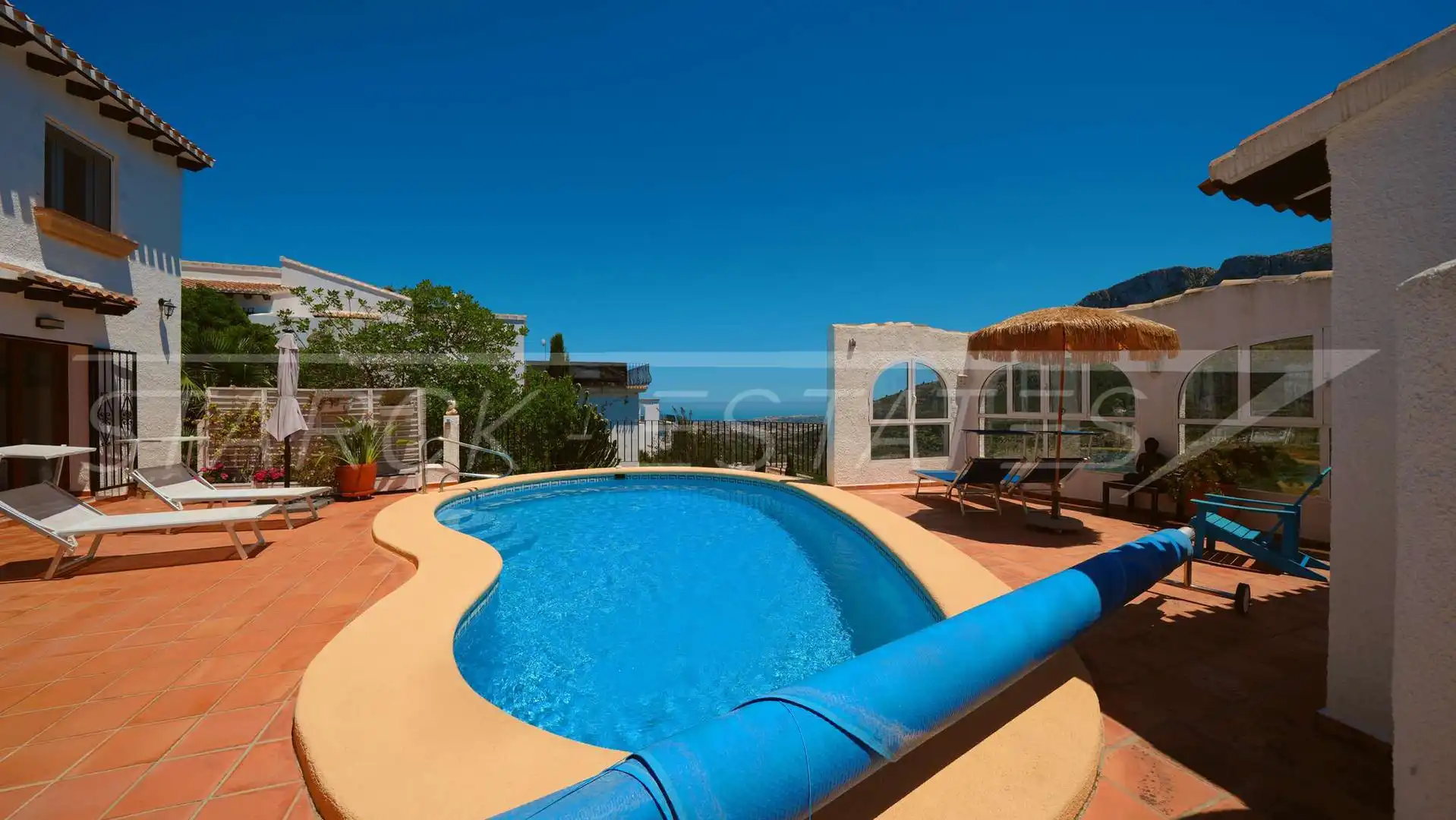Vista exterior de Casa o chalet en venta en La Vall d'Ebo con Aire acondicionado, Jardín privado y Piscina