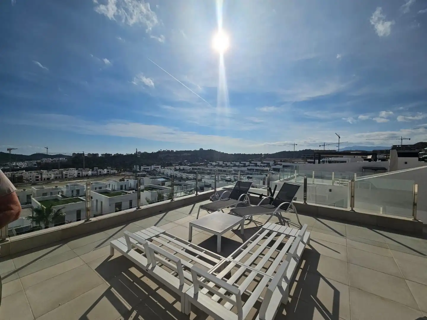 Terraza de Ático de alquiler en Finestrat con Aire acondicionado, Calefacción y Jardín privado
