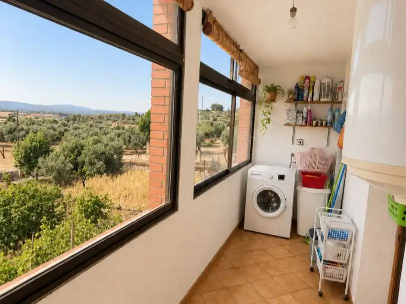 Kitchen of Houses for sale in Horta de Sant Joan  with Air Conditioner, Terrace and Swimming Pool