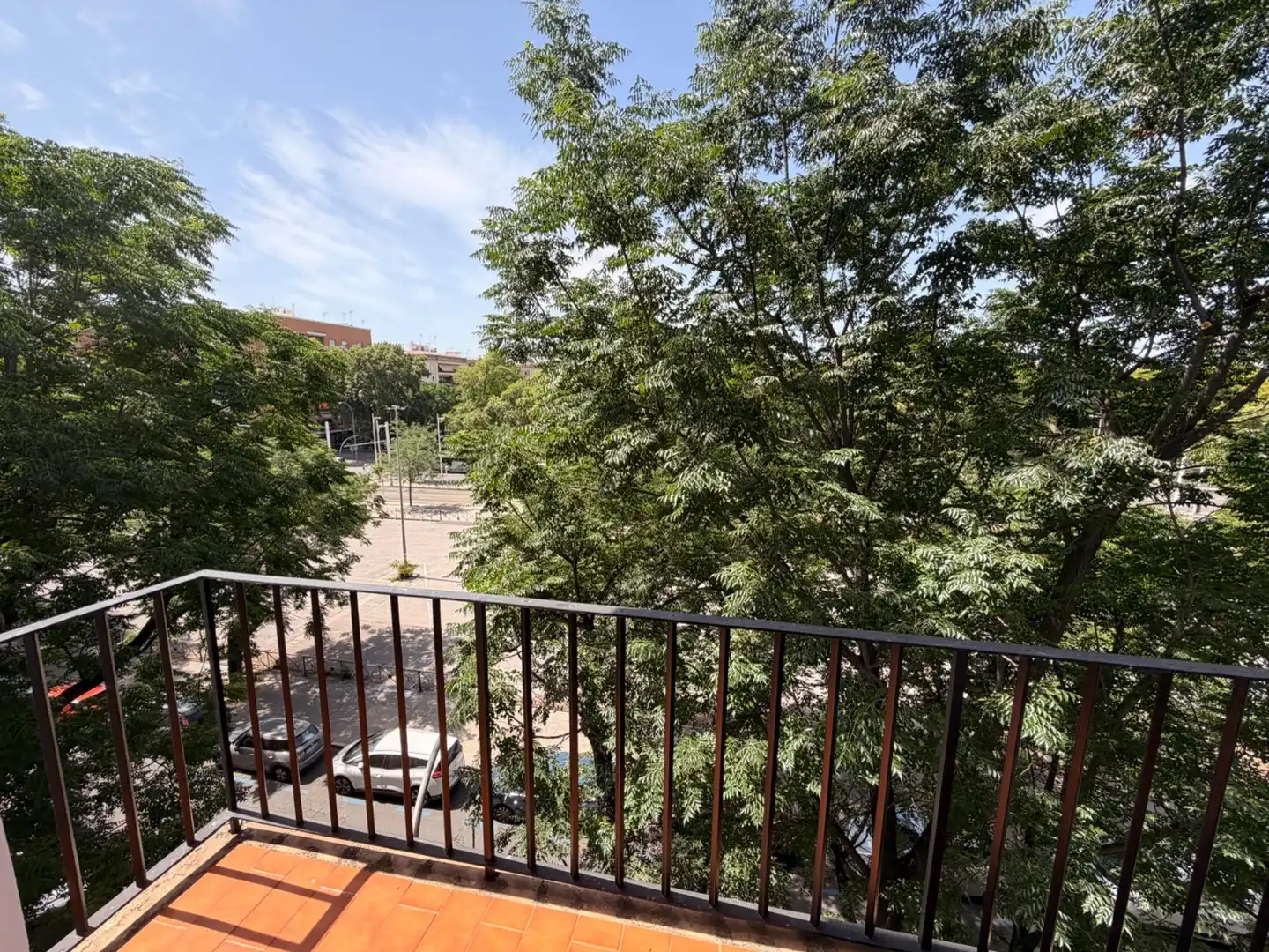 Terraza de Piso de alquiler en Sevilla con Aire acondicionado, Calefacción y Amueblado