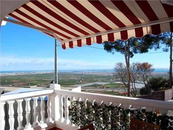 Terrace of Single-family semi-detached to rent in Sagunto / Sagunt  with Air Conditioner, Heating and Private garden