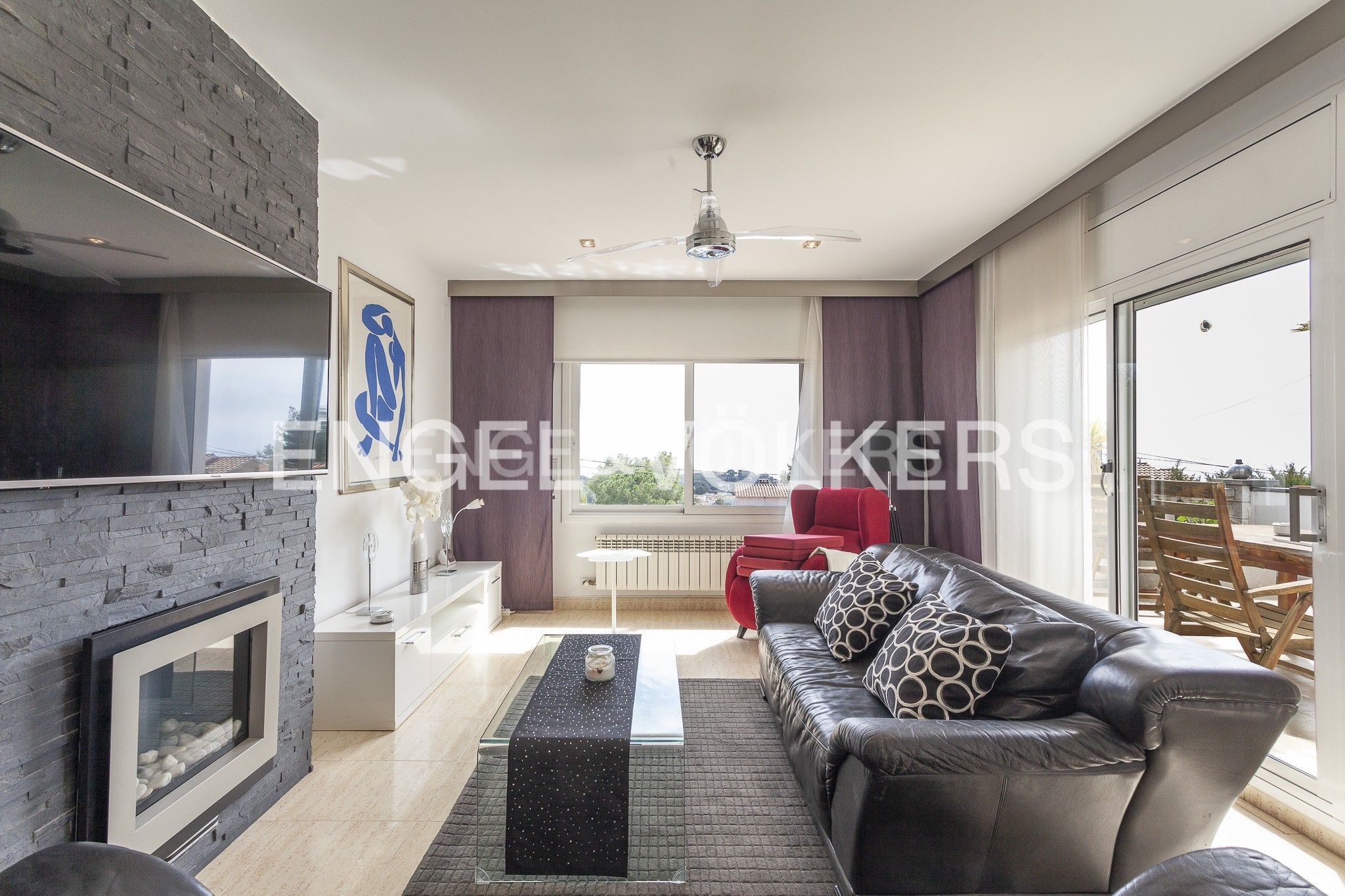 Living room of House or chalet for sale in Cunit  with Air Conditioner, Heating and Private garden