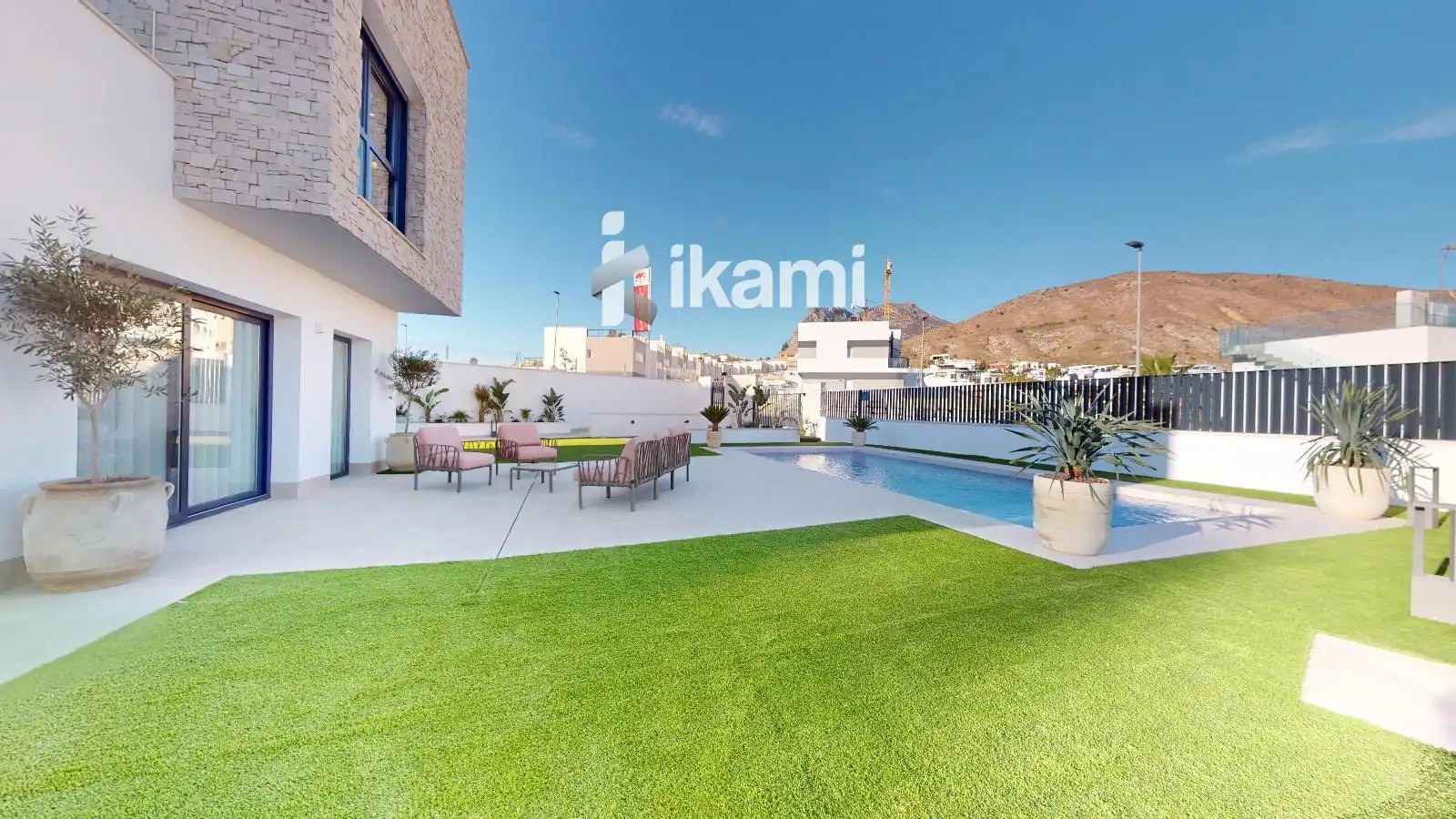 Exterior view of Houses for sale in Finestrat  with Air Conditioner, Heating and Swimming Pool