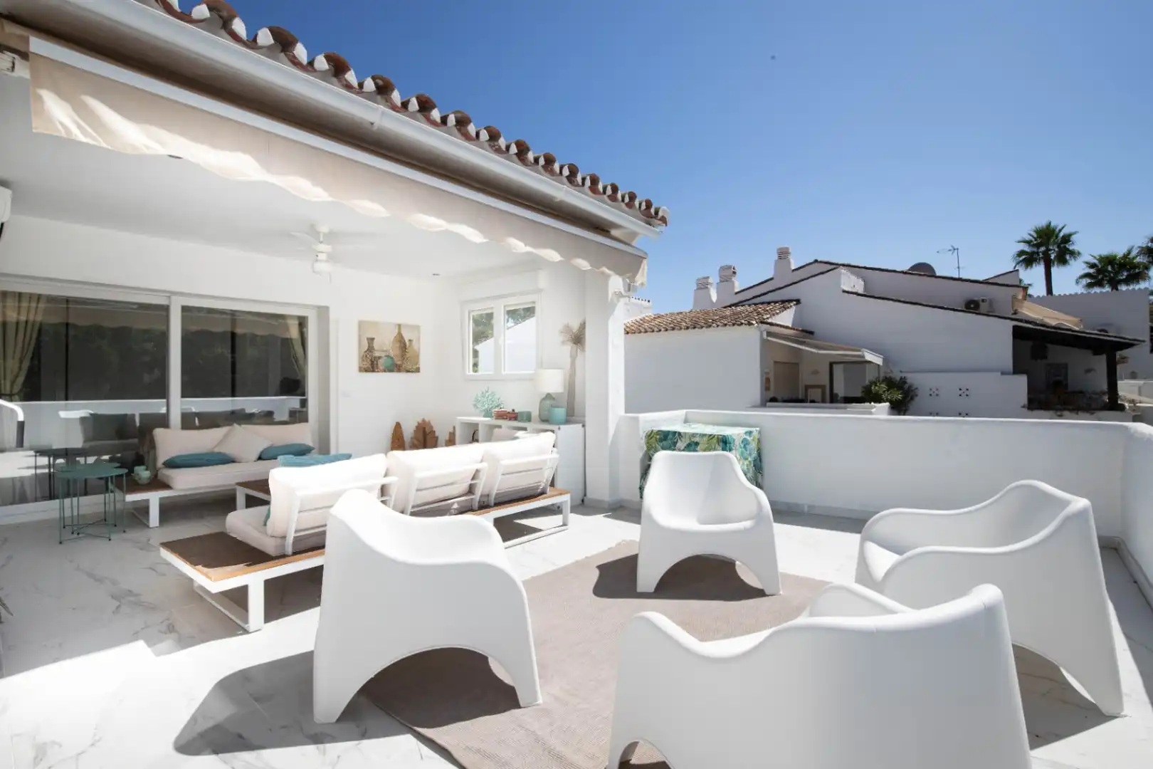 Terrace of Flat for rent in Marbella  with Air Conditioner, Heating and Terrace