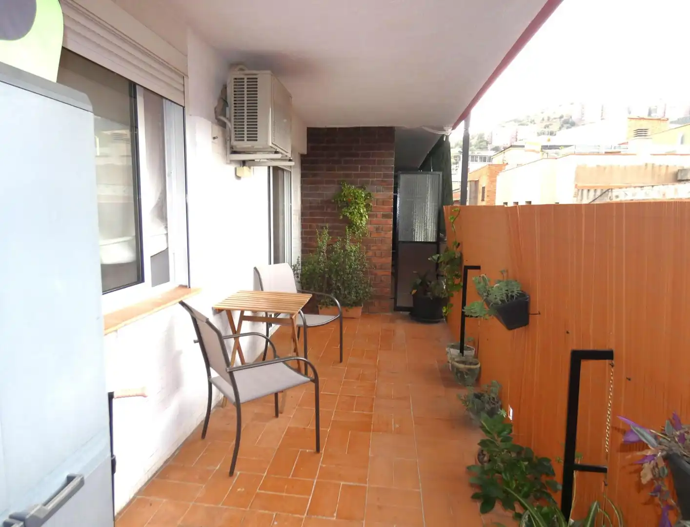Terraza de Piso en venta en Santa Coloma de Gramenet con Aire acondicionado, Calefacción y Parquet