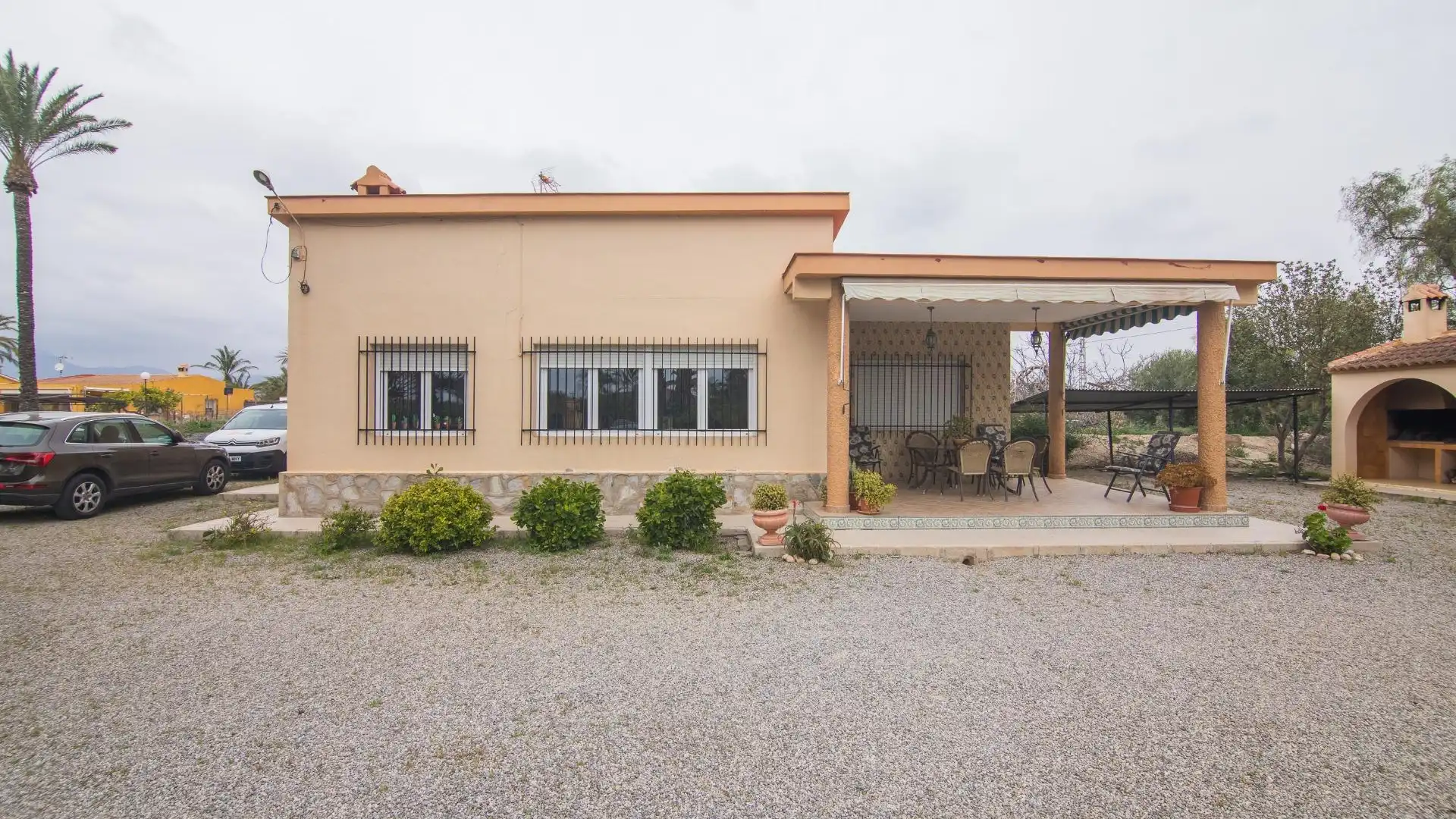 Exterior view of Houses for sale in Elche / Elx  with Air Conditioner, Terrace and Swimming Pool