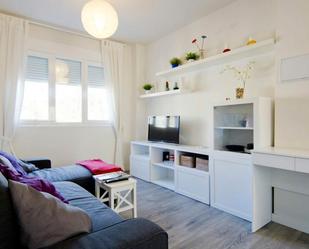 Living room of Flat to rent in  Madrid Capital  with Air Conditioner, Heating and Furnished