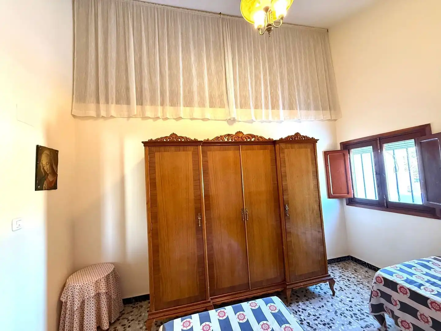 Schlafzimmer von Einfamilien-Reihenhaus zum Verkauf in Pulpí mit Heizung, Terrasse und Abstellraum