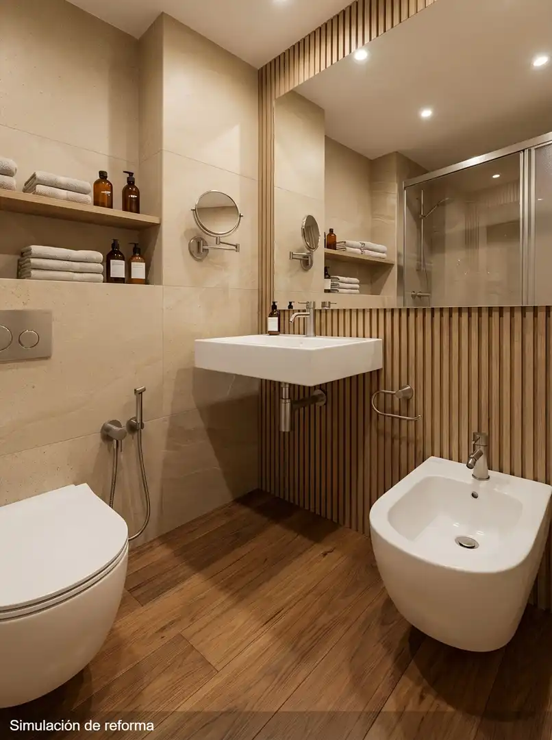 Bathroom of Flat for sale in Zaragoza  with Heating and Terrace