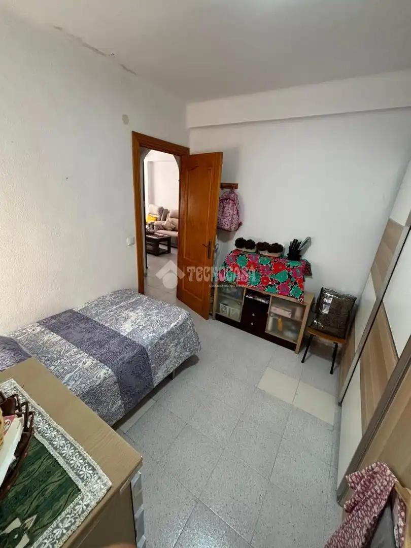 Bedroom of Flat for sale in Málaga