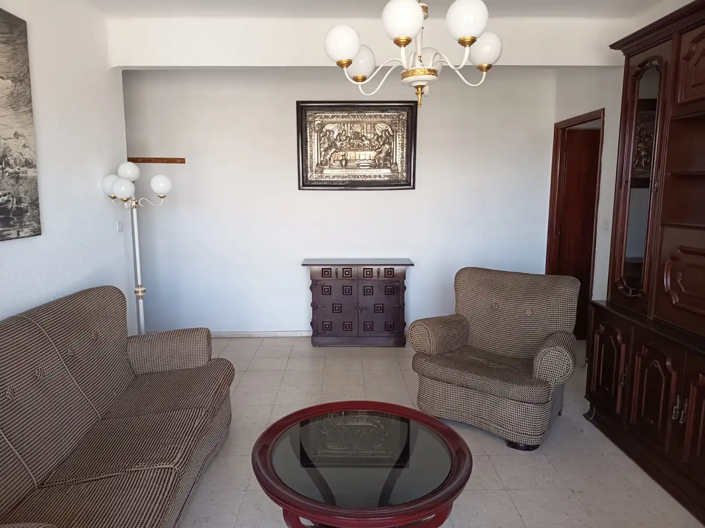 Living room of Flat for sale in San Juan de Aznalfarache  with Air Conditioner and Terrace