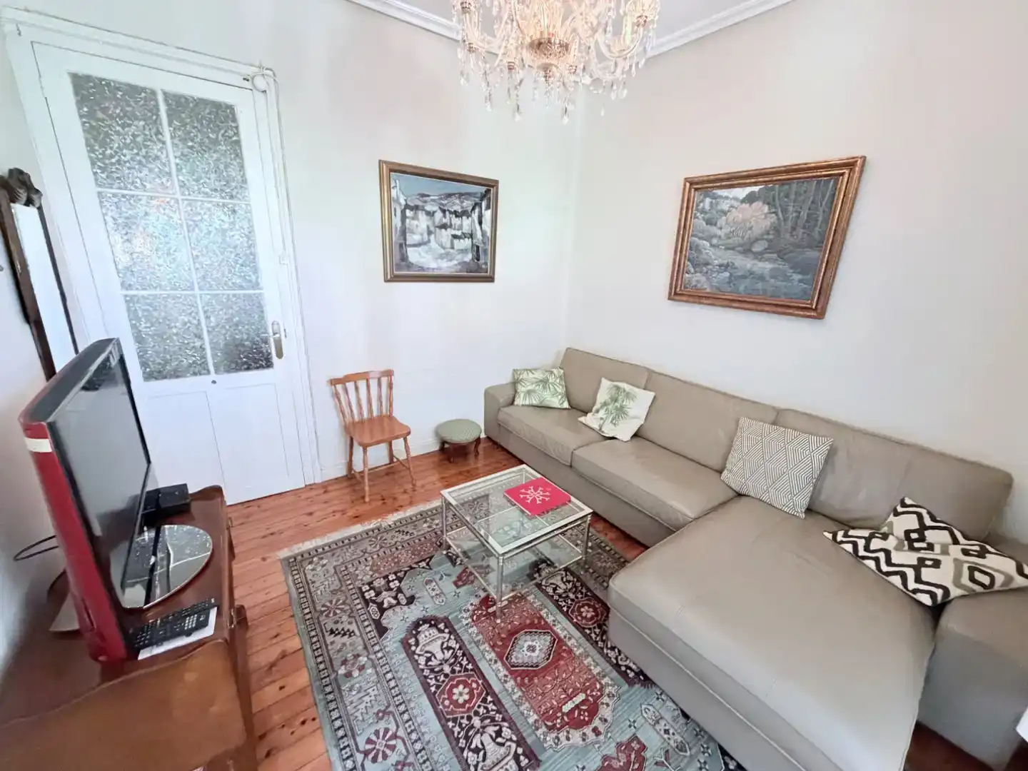 Living room of Flat for sale in  Logroño  with Balcony