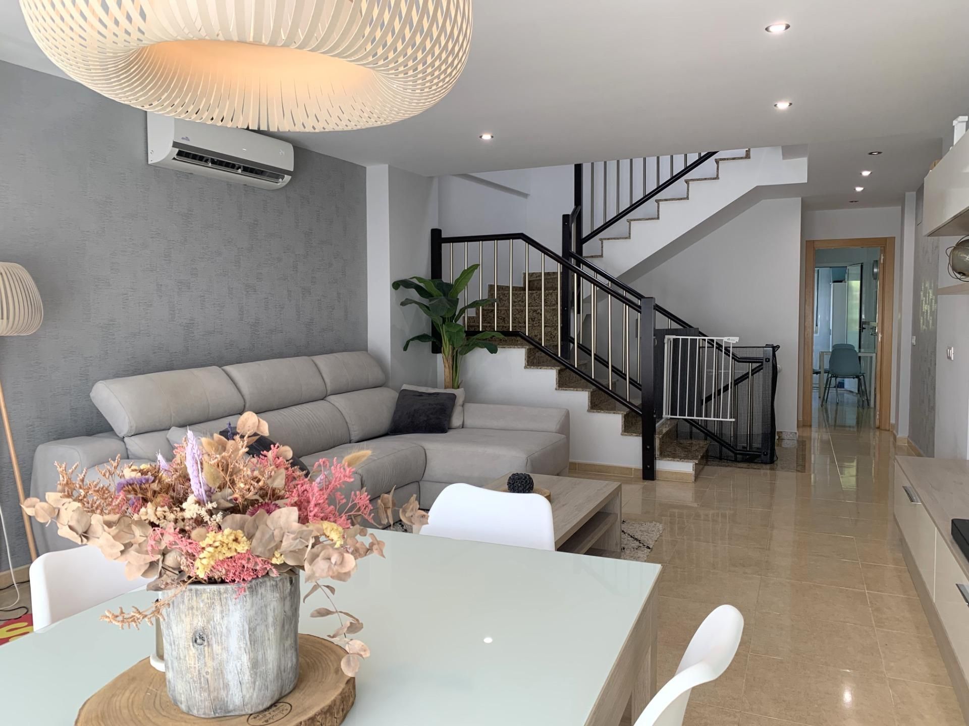 Living room of Single-family semi-detached for sale in Nules  with Air Conditioner, Private garden and Terrace