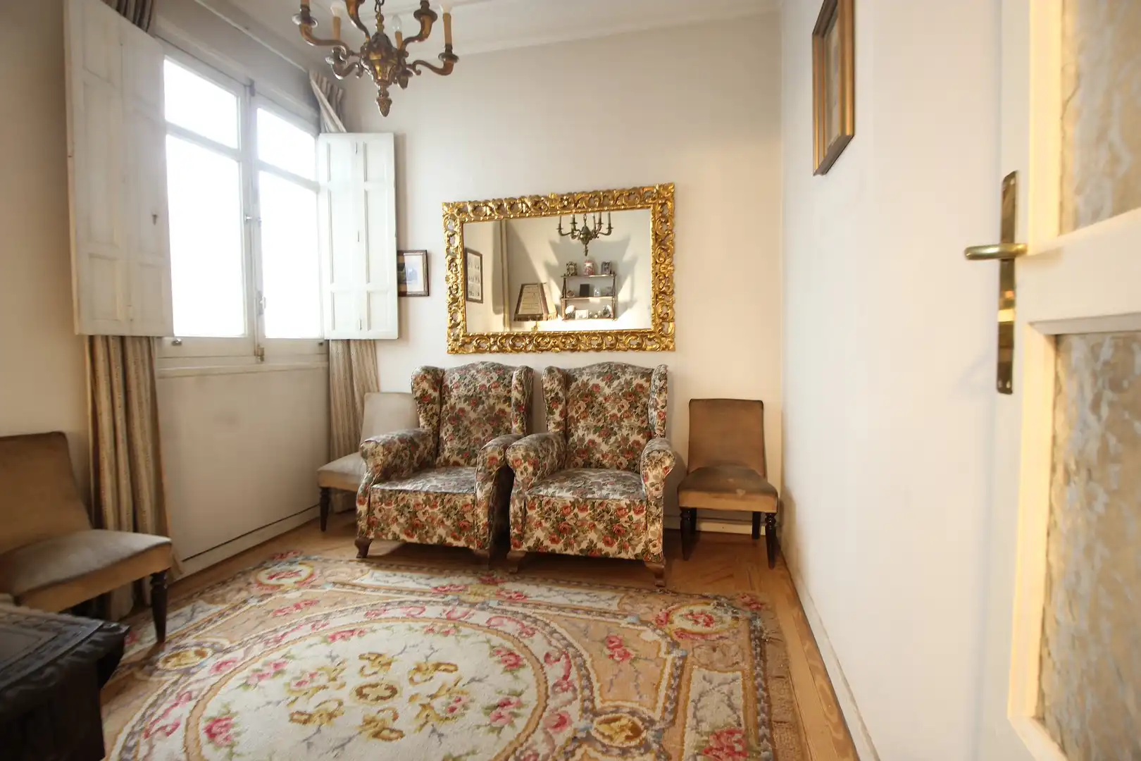 Sala de estar de Piso en venta en Madrid con Calefacción, Parquet y Trastero