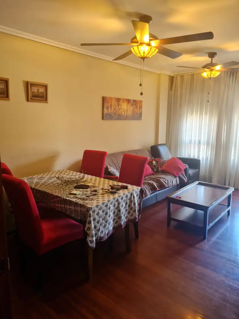 Sala de estar de Piso de alquiler en Castro-Urdiales con Calefacción, Parquet y Amueblado