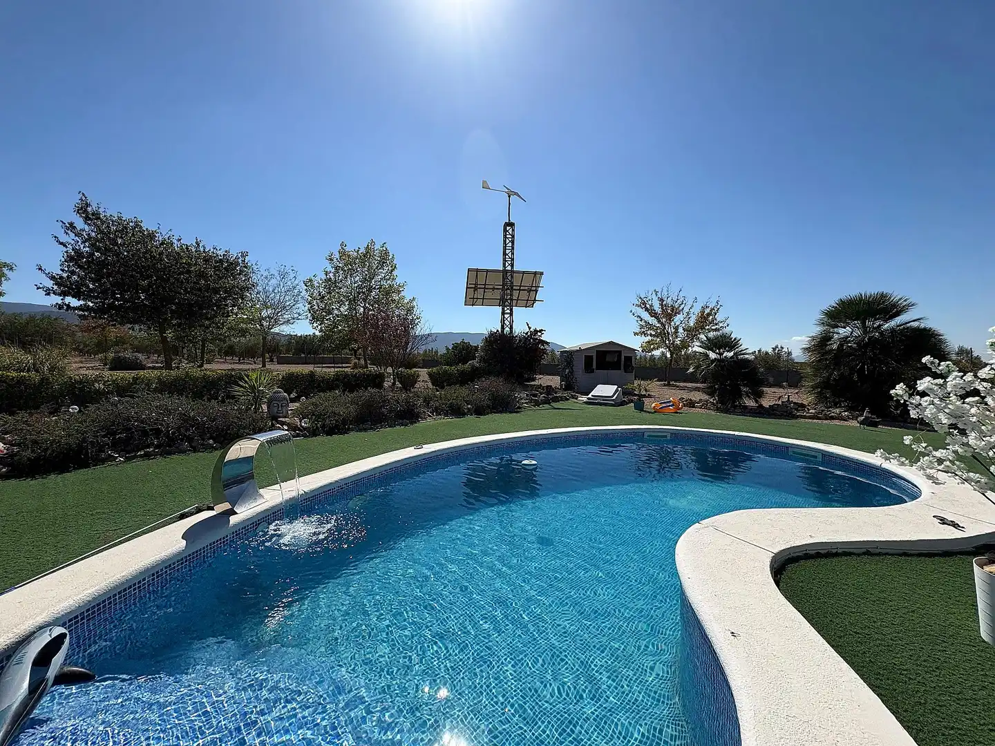 Piscina de Casa o xalet en venda en Biar amb Calefacció, Jardí privat i Parquet