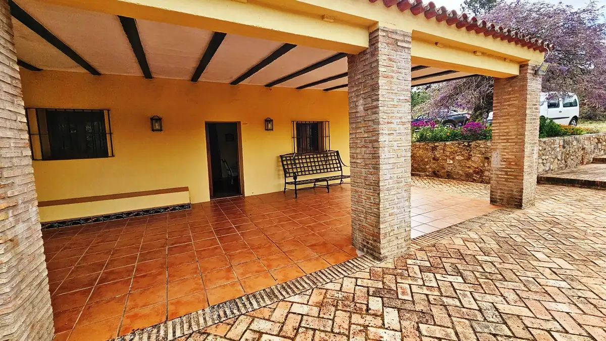Vista exterior de Finca rústica en venta en Cortegana con Jardín privado, Terraza y Piscina