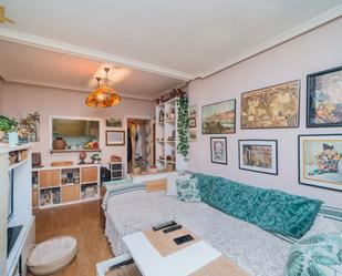 Living room of Flat for sale in Móstoles  with Heating, Parquet flooring and Furnished