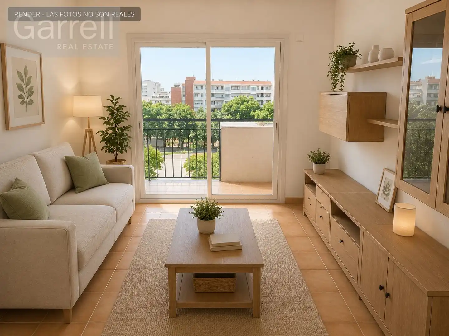 Sala de estar de Piso en venta en Mataró