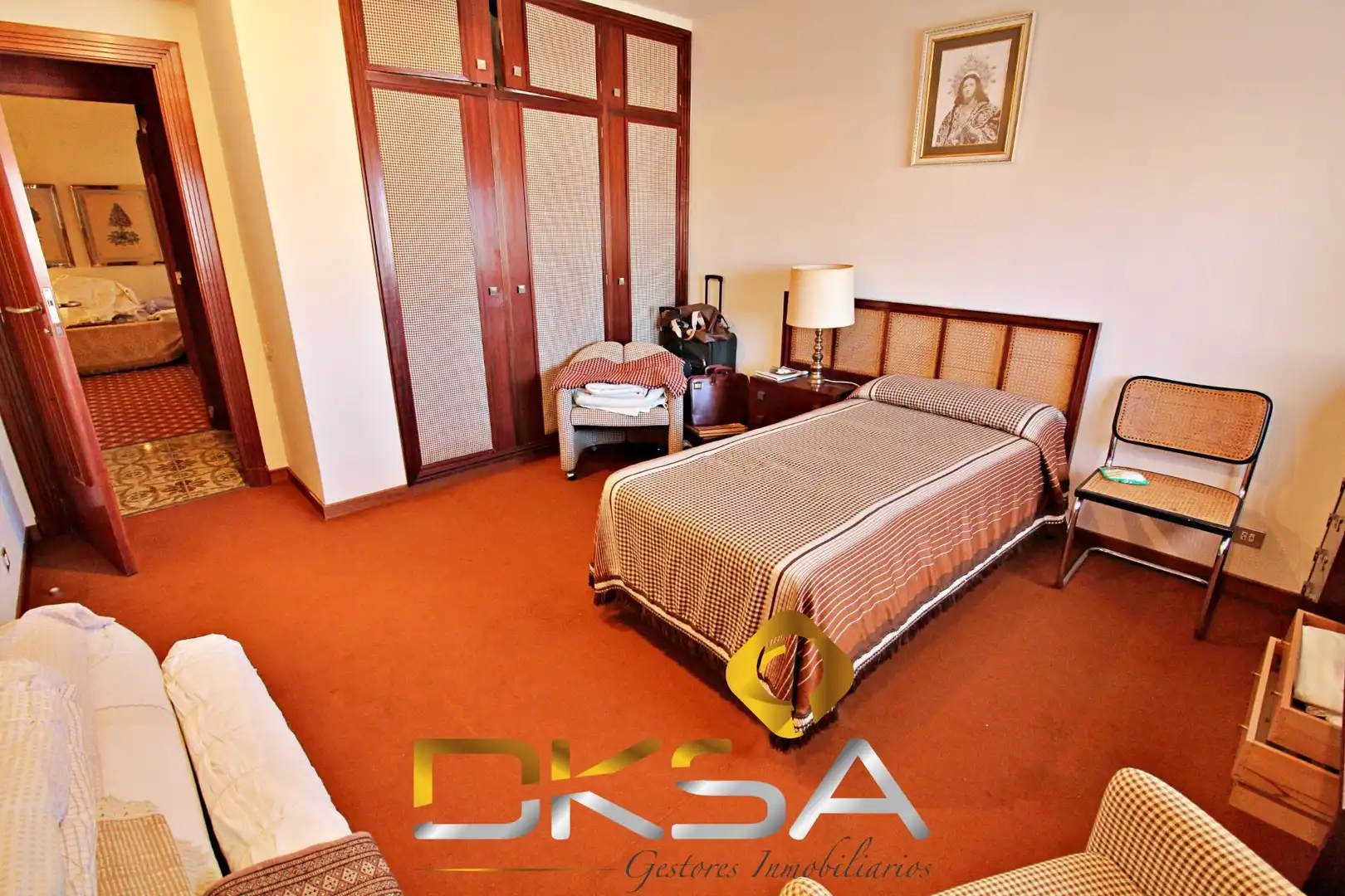 Schlafzimmer von Wohnung zum Verkauf in Vila-real mit Heizung, Terrasse und Möbliert