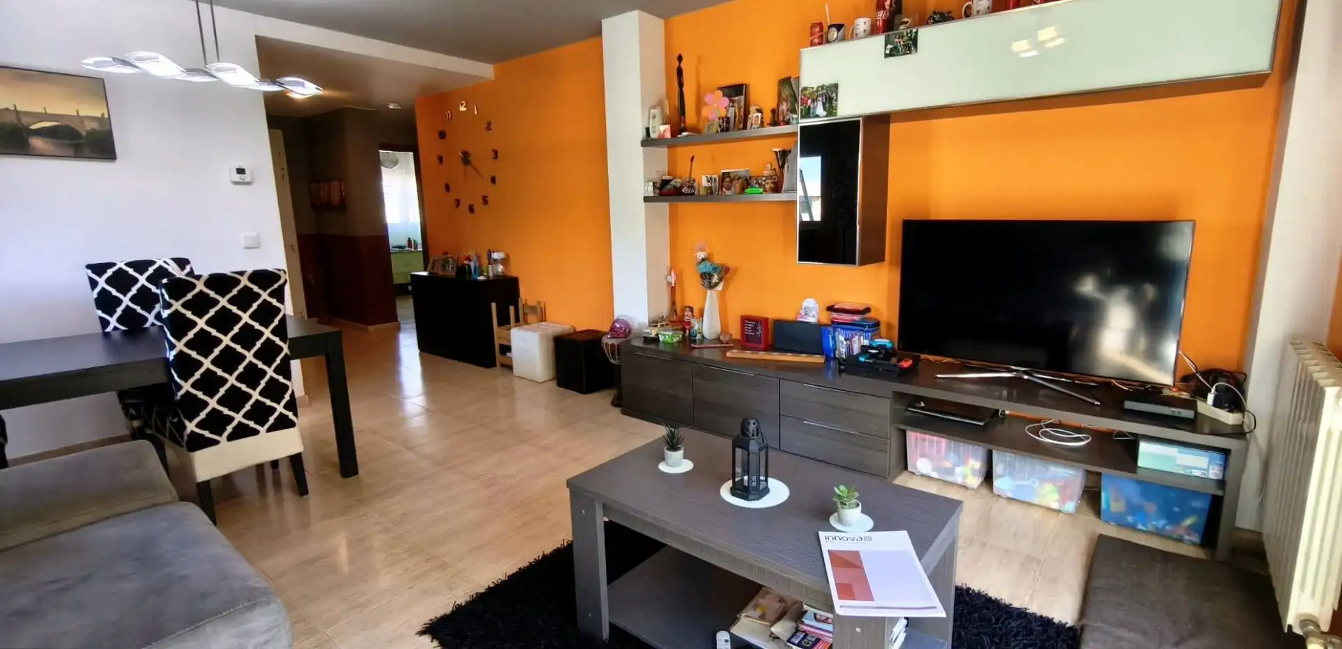 Sala de estar de Casa o chalet en venta en Pinseque con Aire acondicionado, Calefacción y Jardín privado